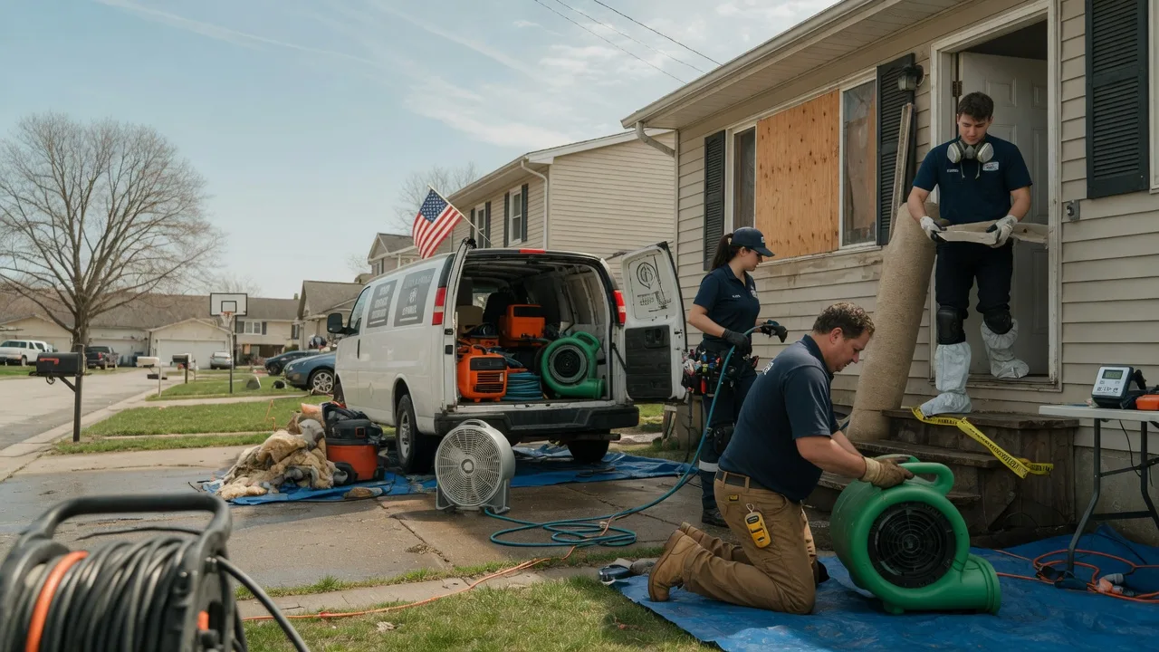 Water Damage Restoration in Two Rivers, WI near me